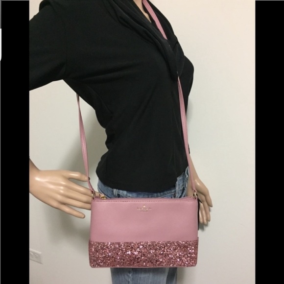 Kate spade glitter crossbody shoulder bag NEW - Picture 2 of 3